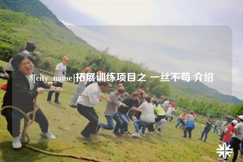 泸州拓展训练项目之 一丝不苟 介绍